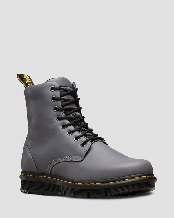 Dr Martens Dámské Kotníkové Boty Lexington Šedé, CZ-750698